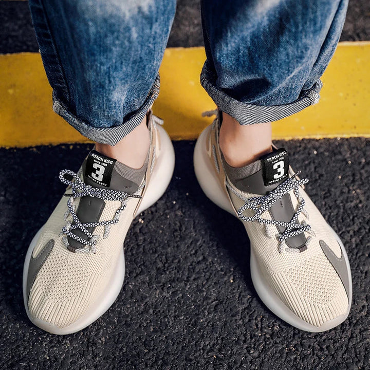 Orthopädische Sneaker mit Schnürung aus Mesh