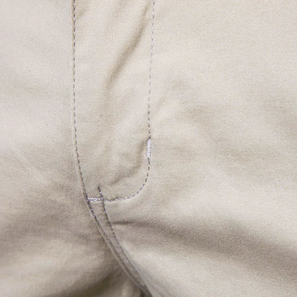 Emil | Herren Freizeit Chino-Shorts mit Knopfleiste