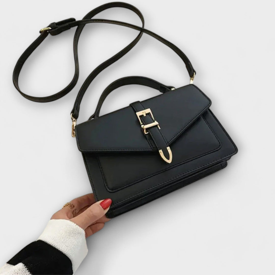 Martina | Damen klassische elegante strukturierte Schultertasche