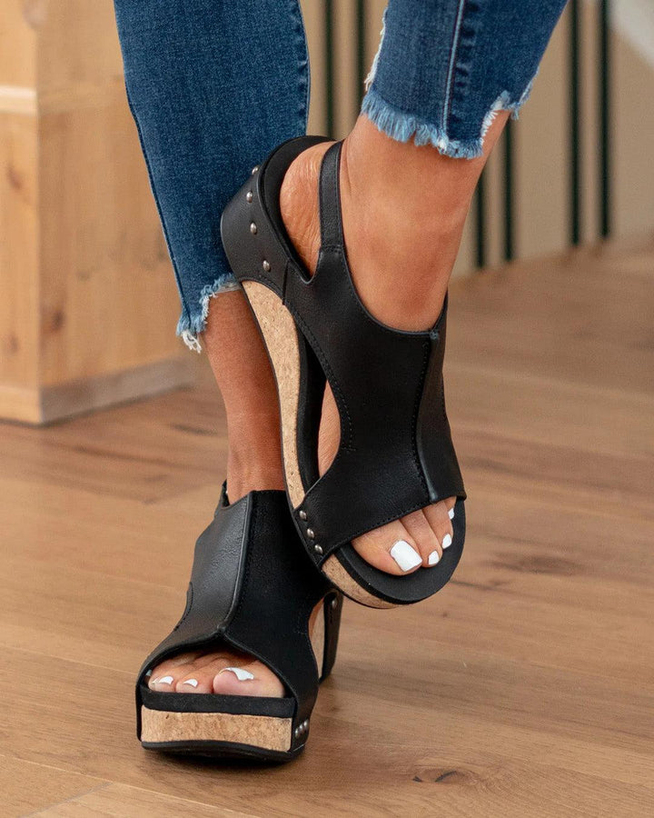 Sandalen Damen | Ergonomischer Halt & bequemer Keilabsatz