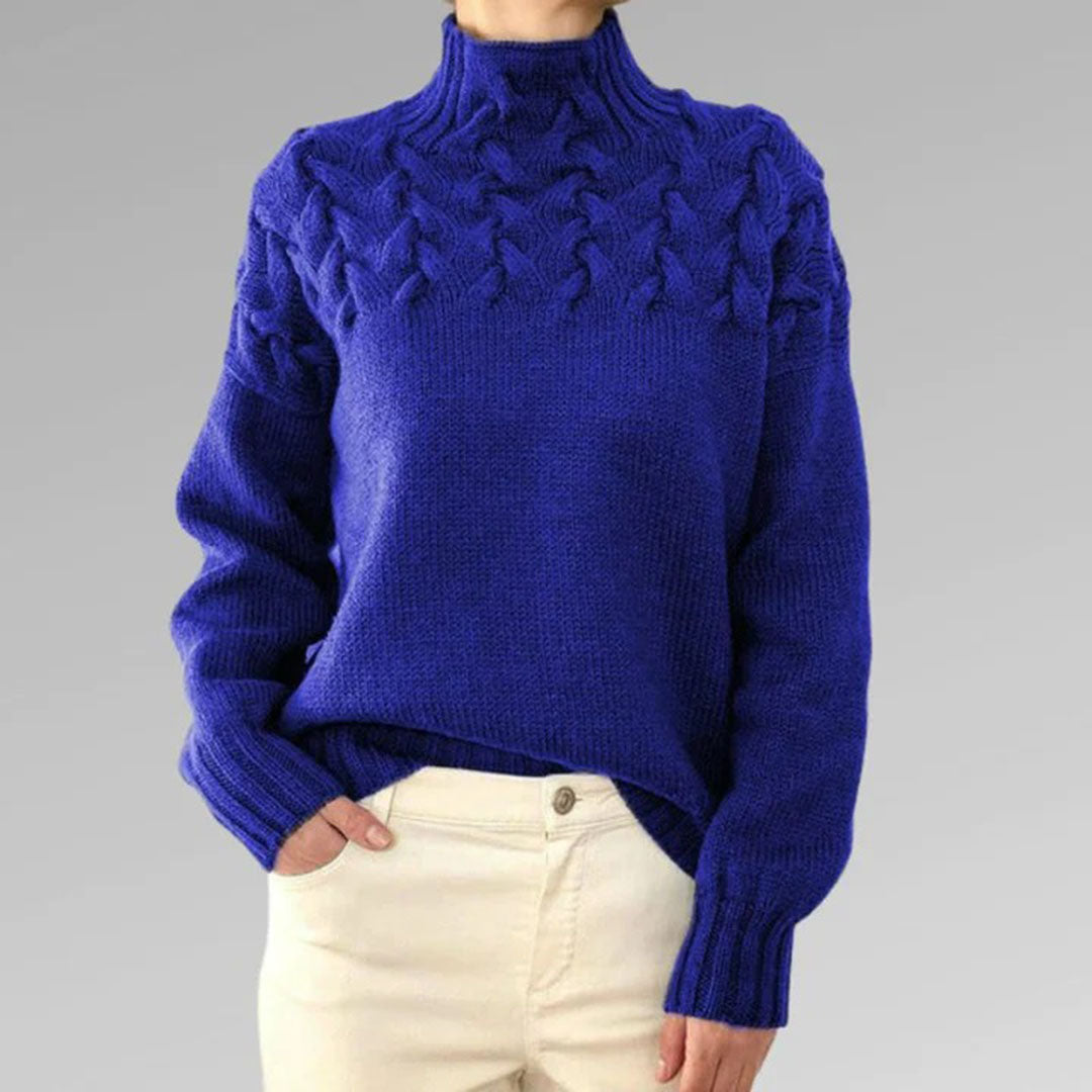Sansa | Strickpulli mit Rollkragen für Frauen
