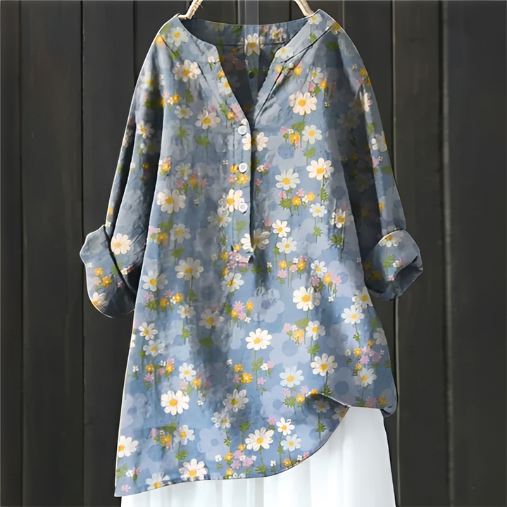 Esmeralda - Elegante florale Bluse für Frauen