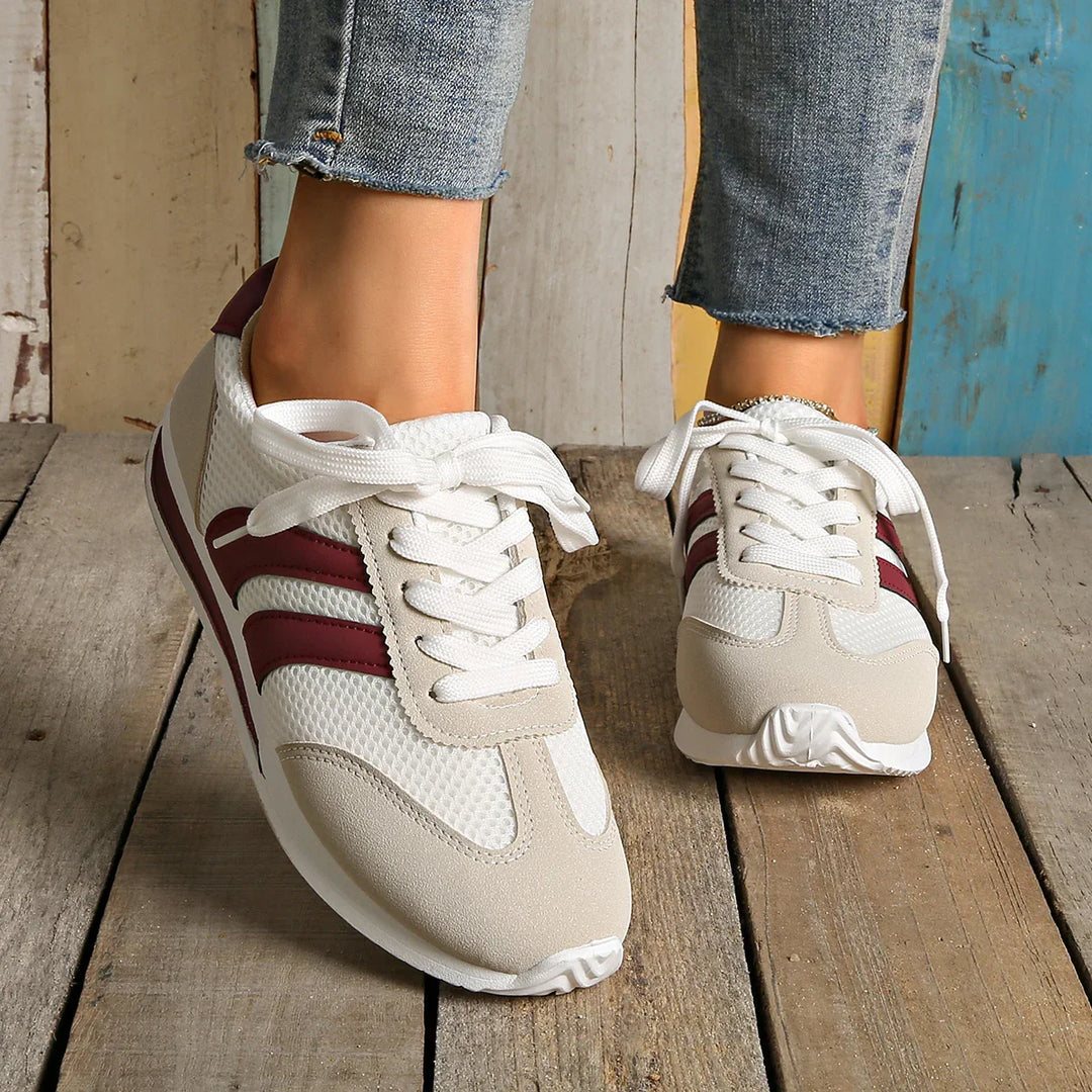 Sneaker Damen Schnürung Mesh