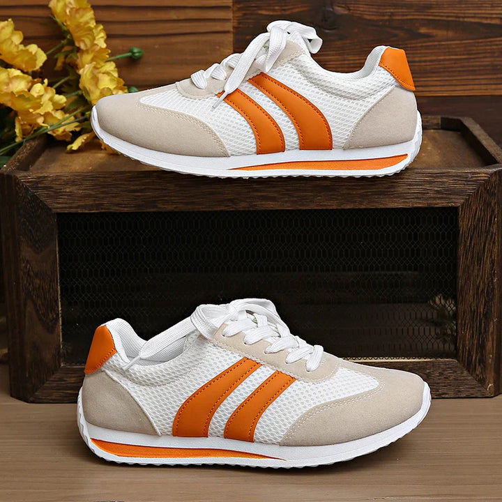 Sneaker Damen Schnürung Mesh