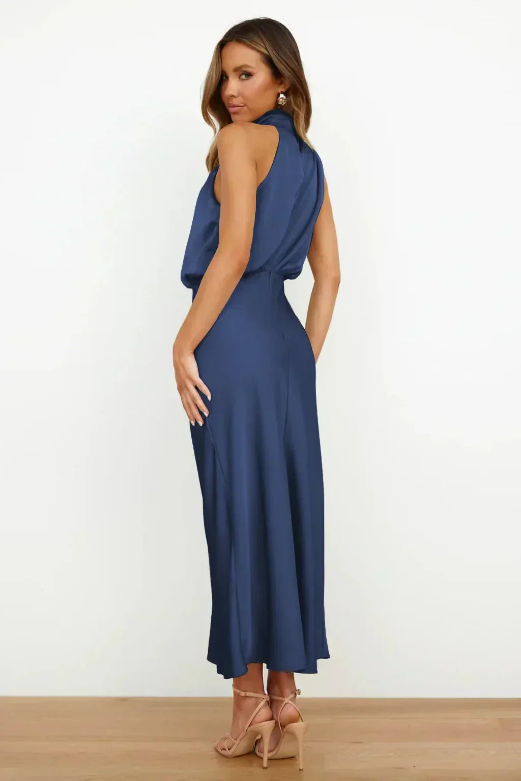 Doris | Damen Schickes Neckholder Abendkleid
