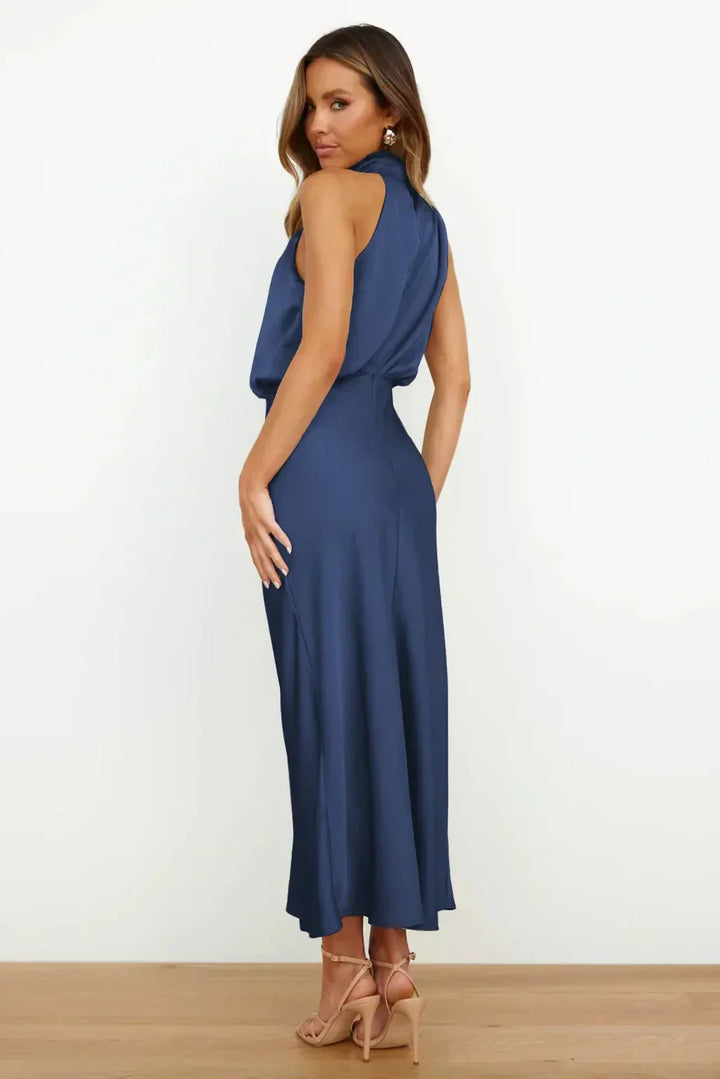 Doris | Damen Schickes Neckholder Abendkleid