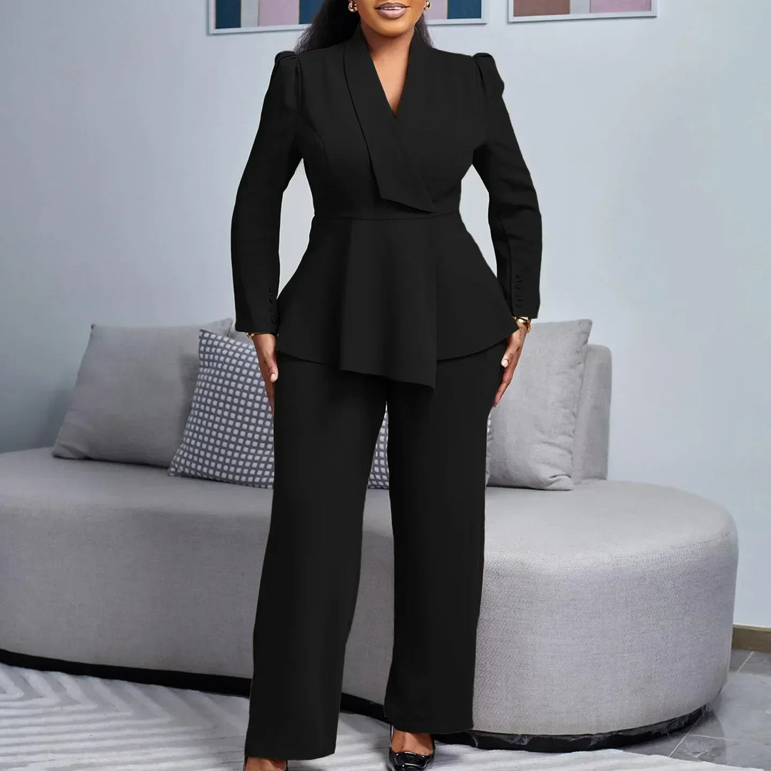 Emma | Damen Maßgeschneidertes Blazer- und Hosenoutfit