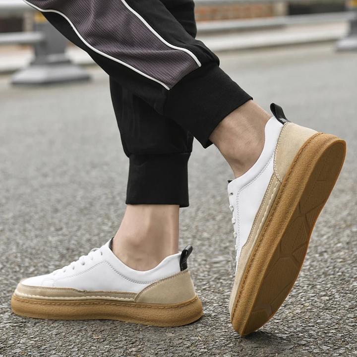 Derby-Schnürschuhe mit Gummisohle