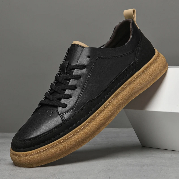 Derby-Schnürschuhe mit Gummisohle