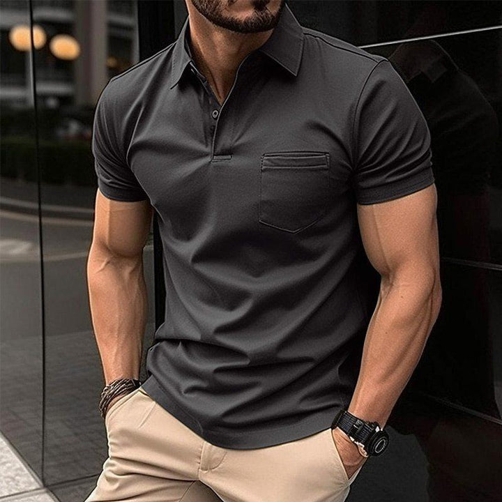 Richard | Herren Moderne Passform Taschen Polo-Shirt