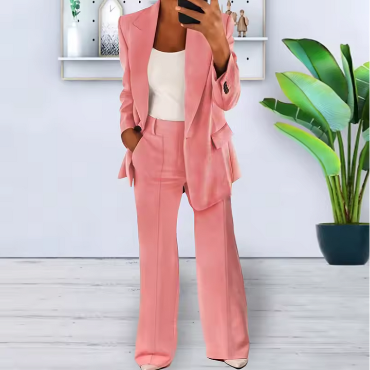 Maßgeschneidertes Blazer-Hosen-Set für Damen