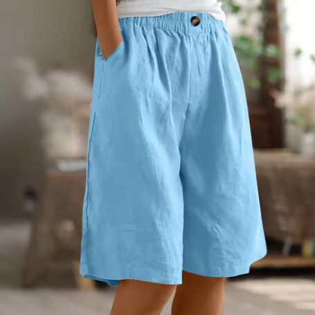Leichte Shorts für Damen mit elastischem Bund