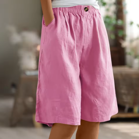 Leichte Shorts für Damen mit elastischem Bund