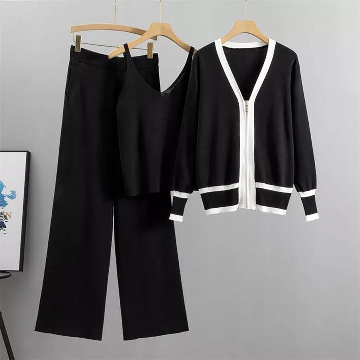 Alina | Damen Loungewear-Hosen-Set mit weicher Textur