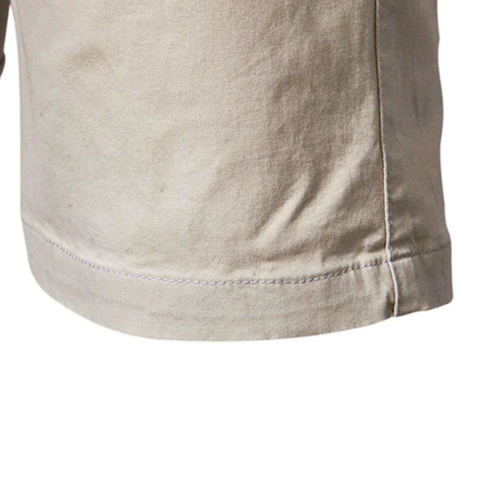 Emil | Herren Freizeit Chino-Shorts mit Knopfleiste