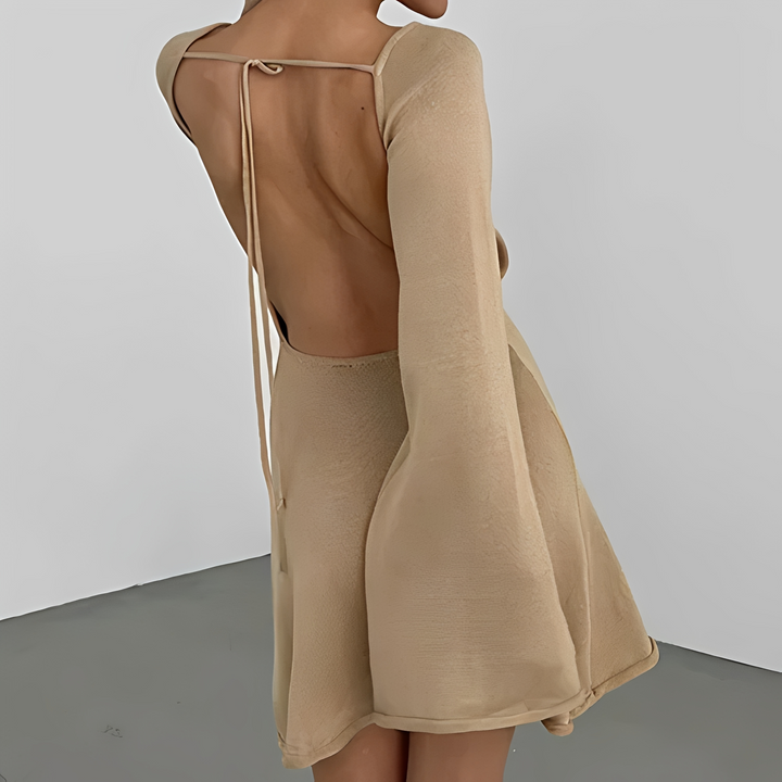 Aryana - Stilvolles Sommerkleid mit langen Ärmeln für Frauen