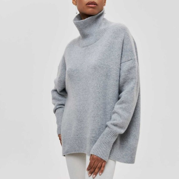Berenice – Pullover mit Hohem Kragen