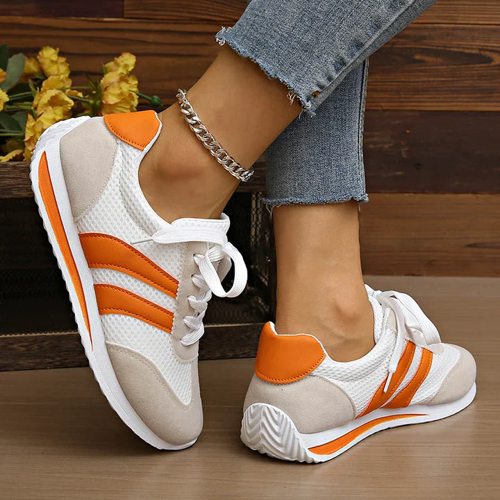 Sneaker Damen Schnürung Mesh
