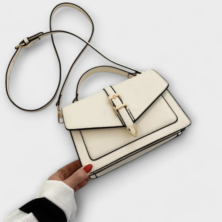 Martina | Damen klassische elegante strukturierte Schultertasche
