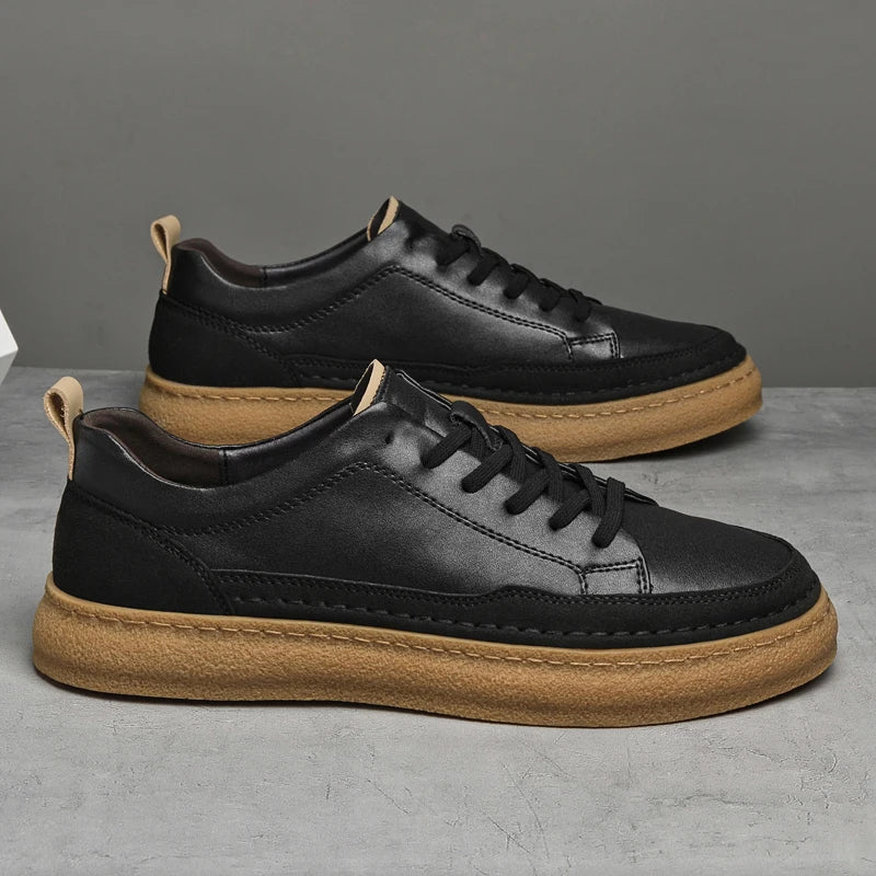 Derby-Schnürschuhe mit Gummisohle