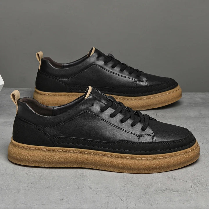 Derby-Schnürschuhe mit Gummisohle