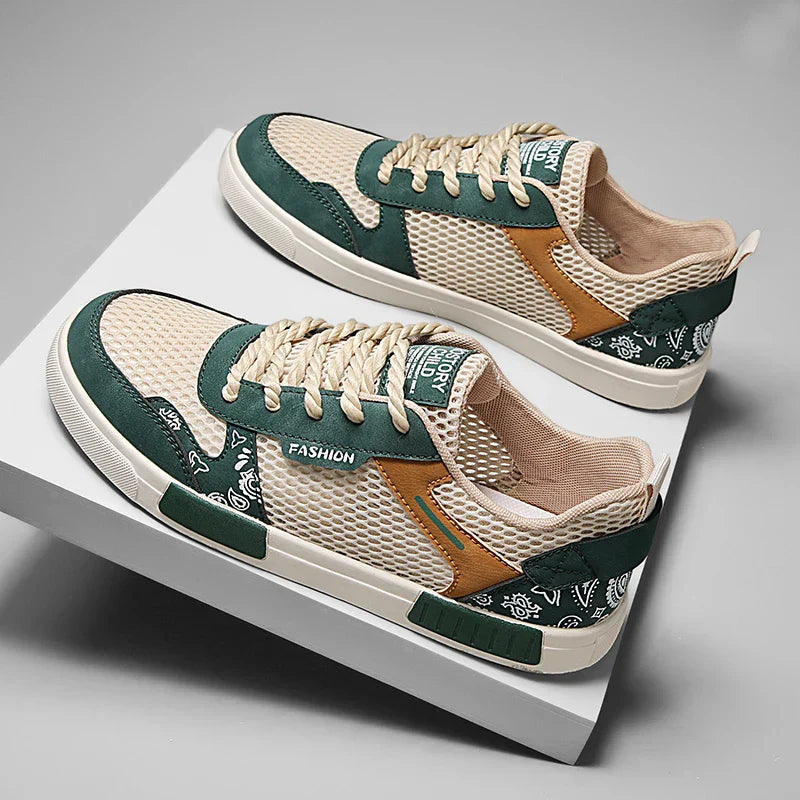 Air Sneaker mit Mesh und Schnürung