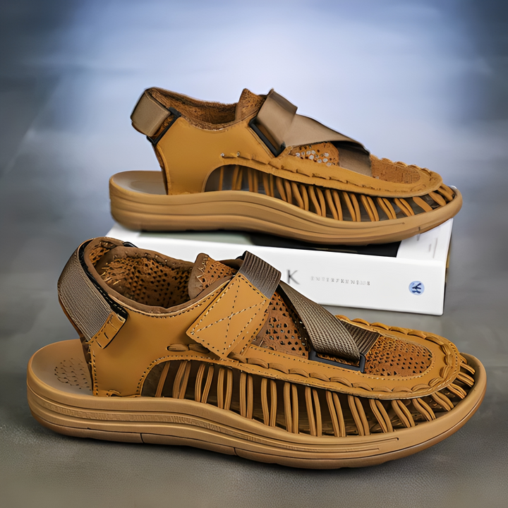 Alfien - Atmungsaktive Herrensandalen mit verstellbaren Riemen