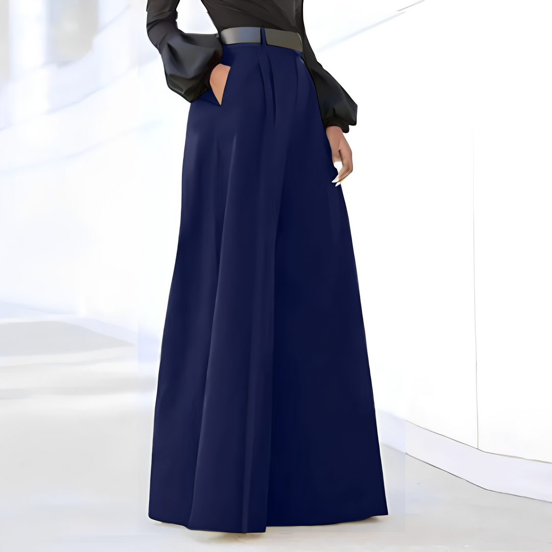 Ashley - Elegante, weit geschnittene Schlaghose für Damen