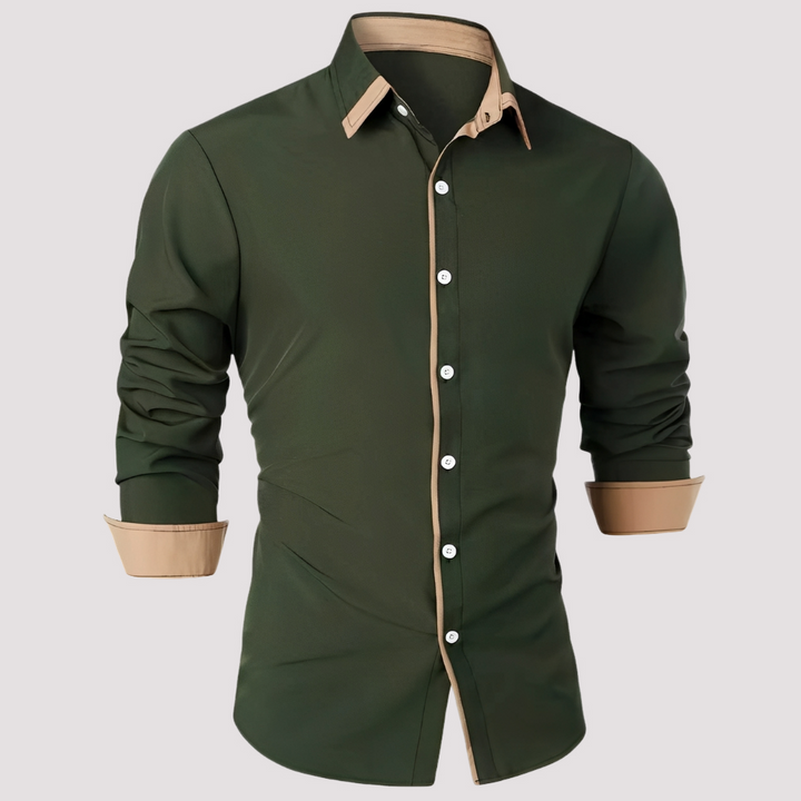 Samuel - Elegantes Langarm-Overshirt für Herren
