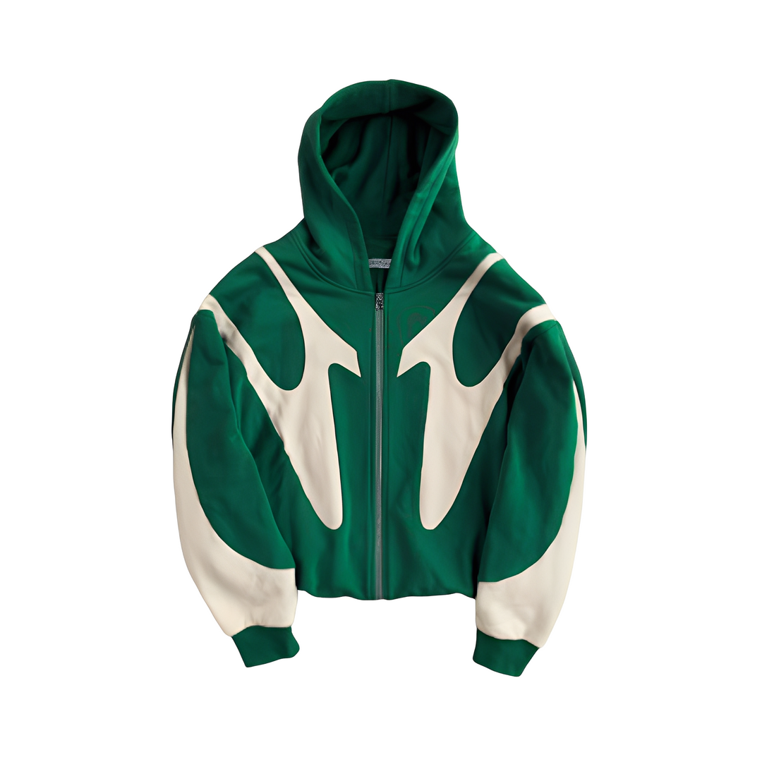 Lloyd - Modischer Herren-Hoodie mit Reißverschluss und Grafikmotiv