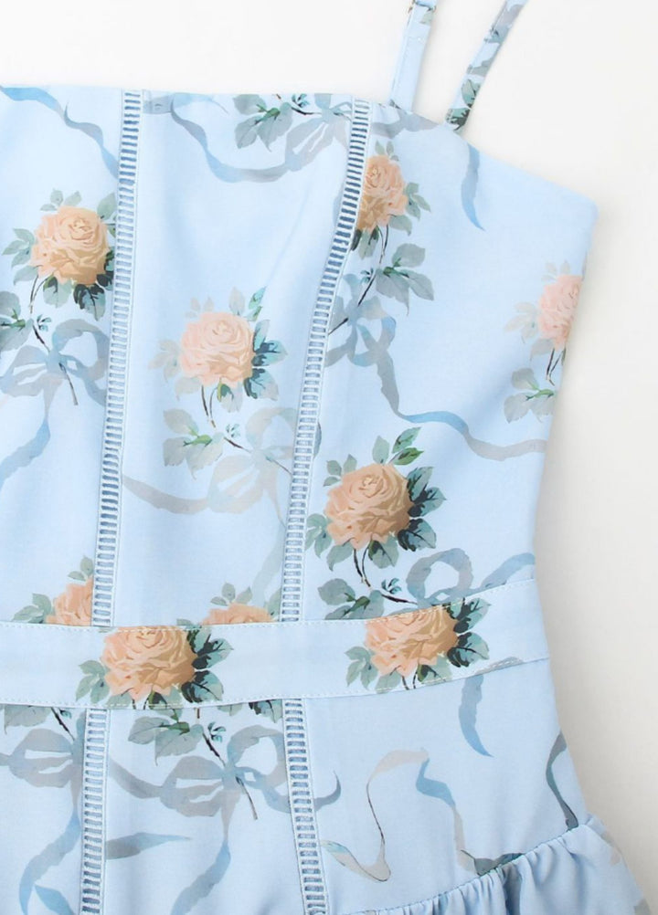 Seraphina | Elegantes Midikleid Sommer mit Blumenmuster 6