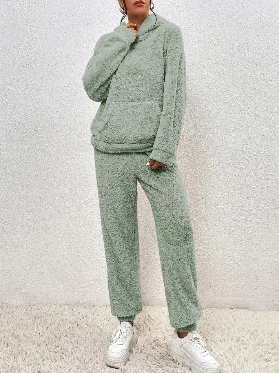 Daniela | Damen Gemütliches Zweiteiliges Pullover-Set