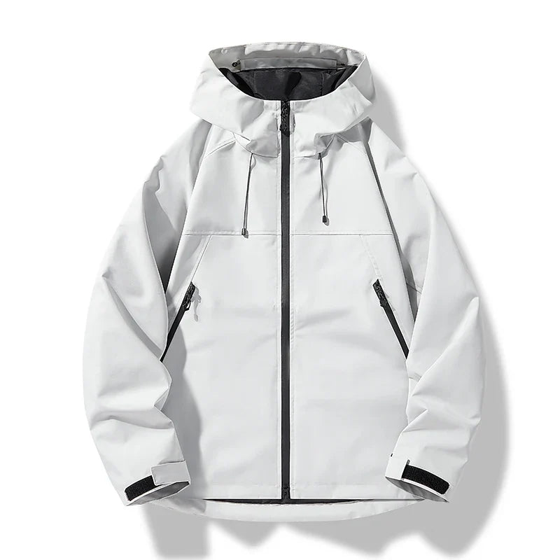 Heinrich | Herren Wasserdichte Kapuzen Winddichte Shell Jacke