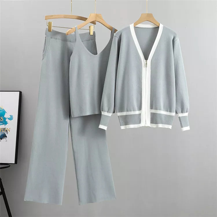 Alina | Damen Loungewear-Hosen-Set mit weicher Textur