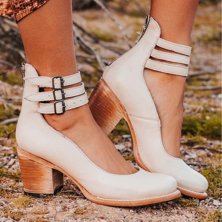 Damen Stiefeletten Blockabsatz