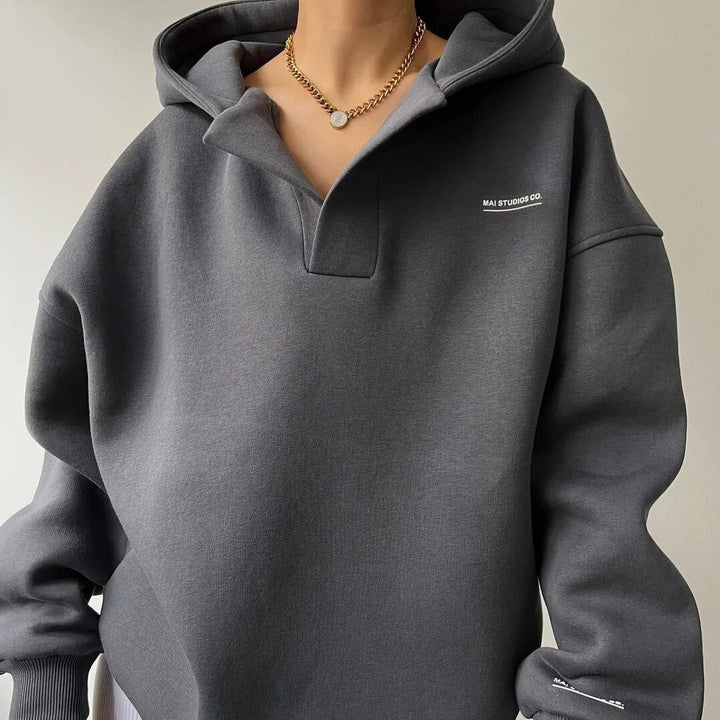 Sibylla | Damen Lässig Kapuzenpulli