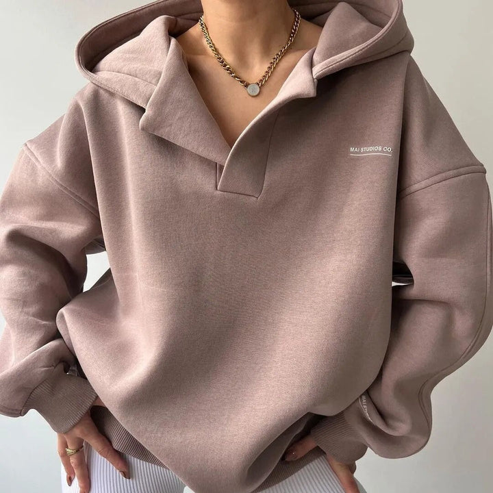 Sibylla | Damen Lässig Kapuzenpulli