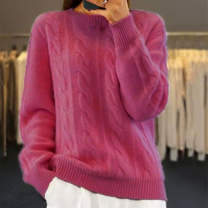 Sienna - Schicker warmer Strickpulli für Frauen
