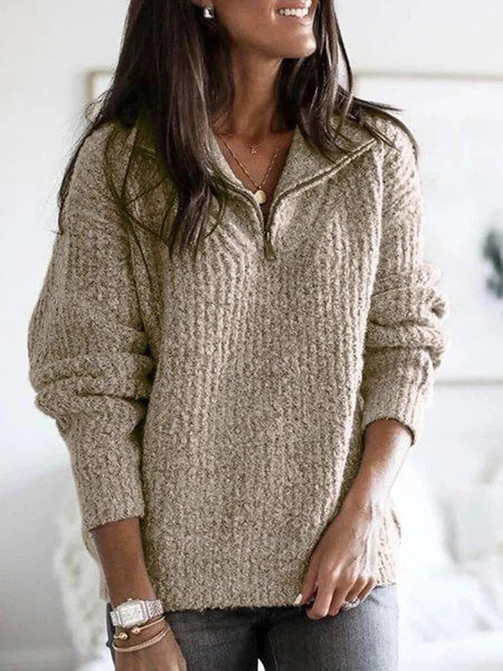 Sienna - Zip-Up Pullover für Damen