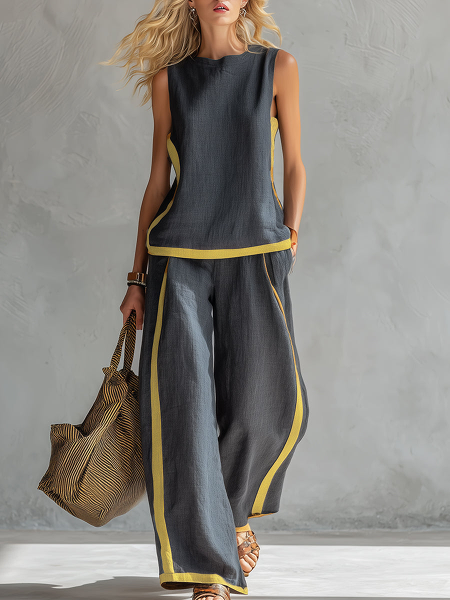 Sienna | Eleganter, Atmungsaktiver Zweiteiler Damen – Lässiges Set für Stilbewusste 2
