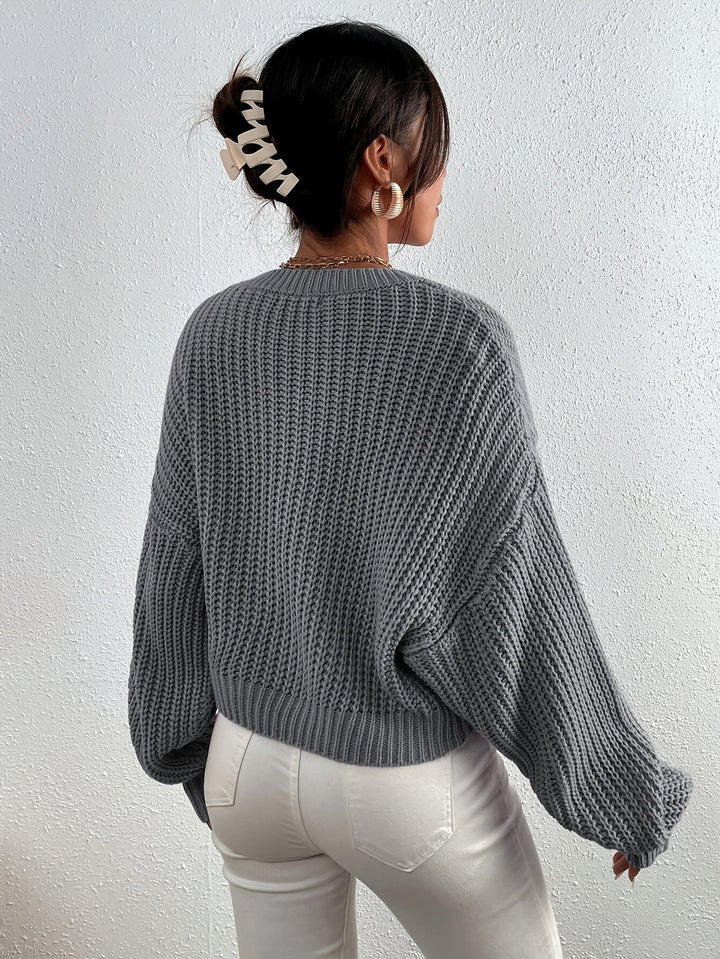Simone - Pullover aus Baumwolle mit Rundhalsausschnitt