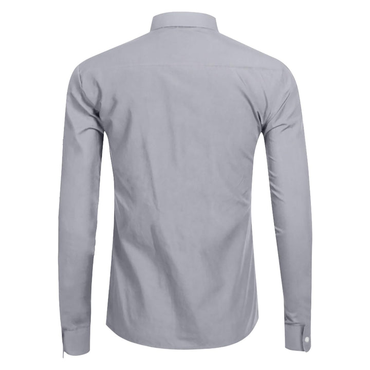 Hemd mit Reissverschluss langarm Slim Fit