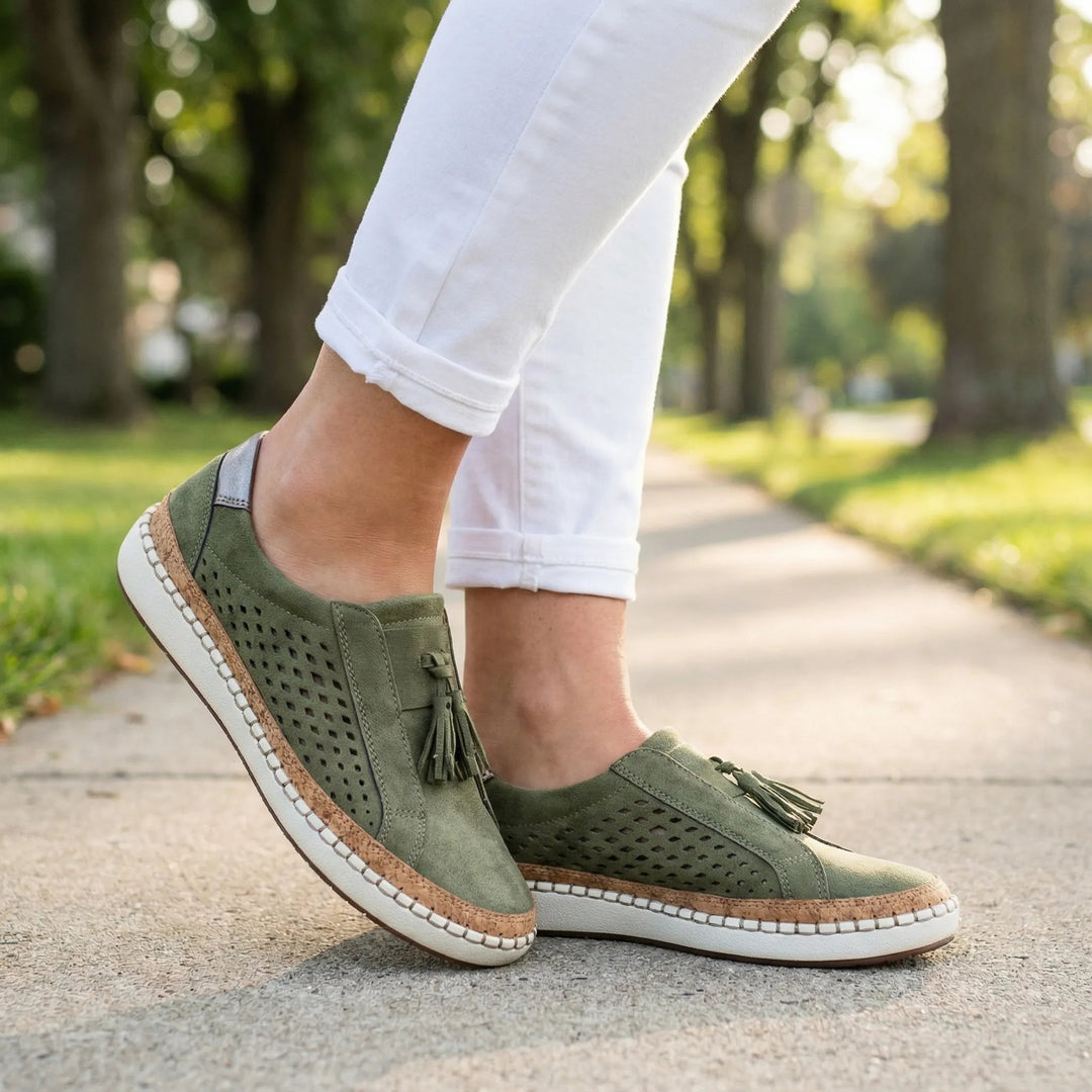 Slip On Schuhe Damen | Fußbogenstütze & Gedämpfter Gehkomfort