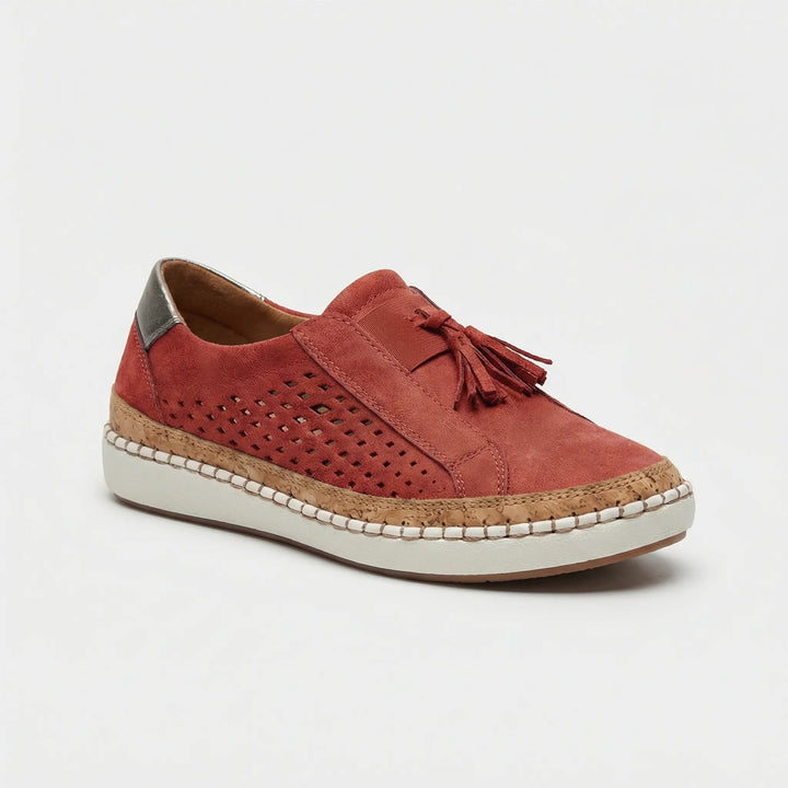 Slip On Schuhe Damen | Perforiertes Design & Komfort-Sohle