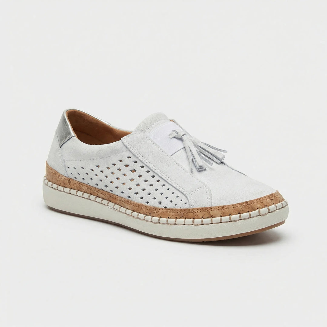 Slip On Schuhe Damen | Perforiertes Design & Komfort-Sohle