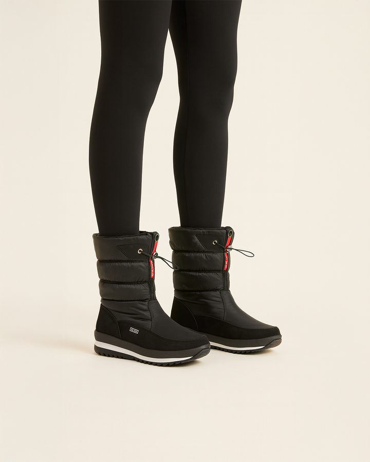 Gefütterte Winterstiefel mit rutschfester Sohle