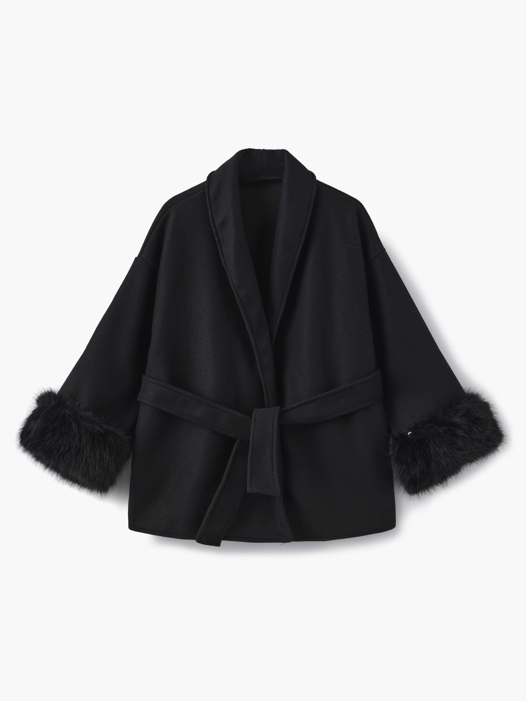 Valeria – Kurze, elegante Damenjacke mit Bindegürtel