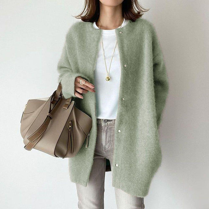 Damenstrickjacke aus Wolle | Taschen