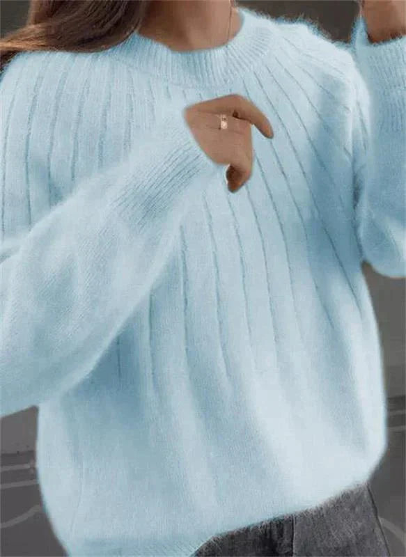 Charlotte | Damen Winter Moderner Strickpullover