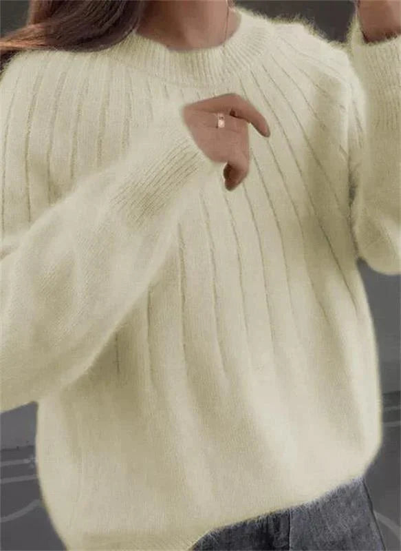Charlotte | Damen Winter Moderner Strickpullover